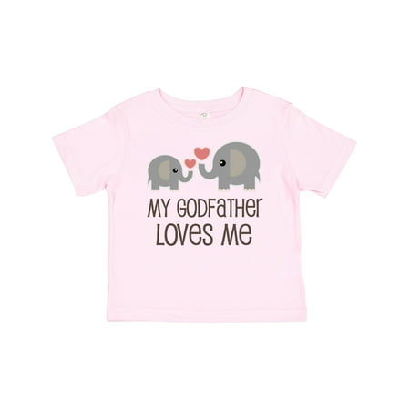

Inktastic My Godfather Loves Me Godson Gift Baby Boy or Baby Girl T-Shirt