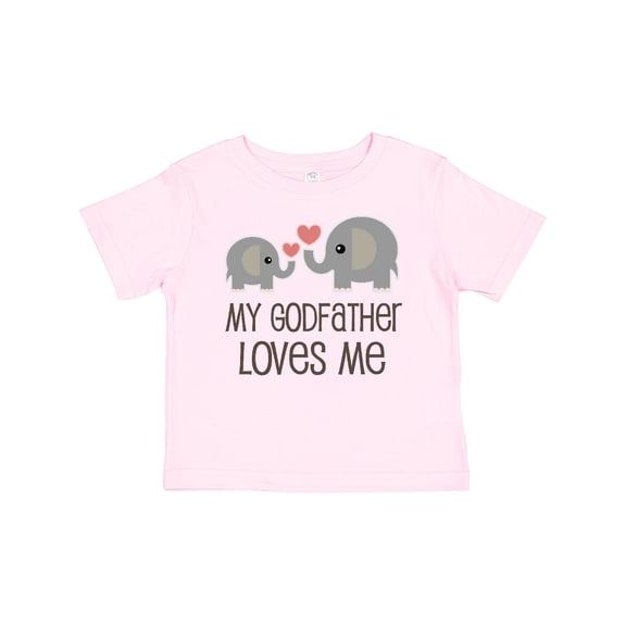 Inktastic My Godfather Loves Me Godson Boys or Girls Baby T-Shirt
