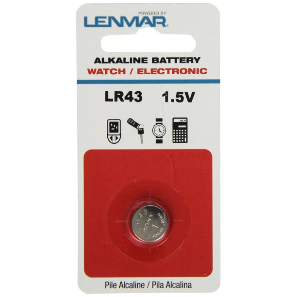Lenmar LR43 (186) 1.5V Alkaline Battery