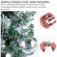 thumbnail image 4 of DiMaddie Clear Glass Ball Ornaments for Christmas Tree - 2Pcs, 4 of 7