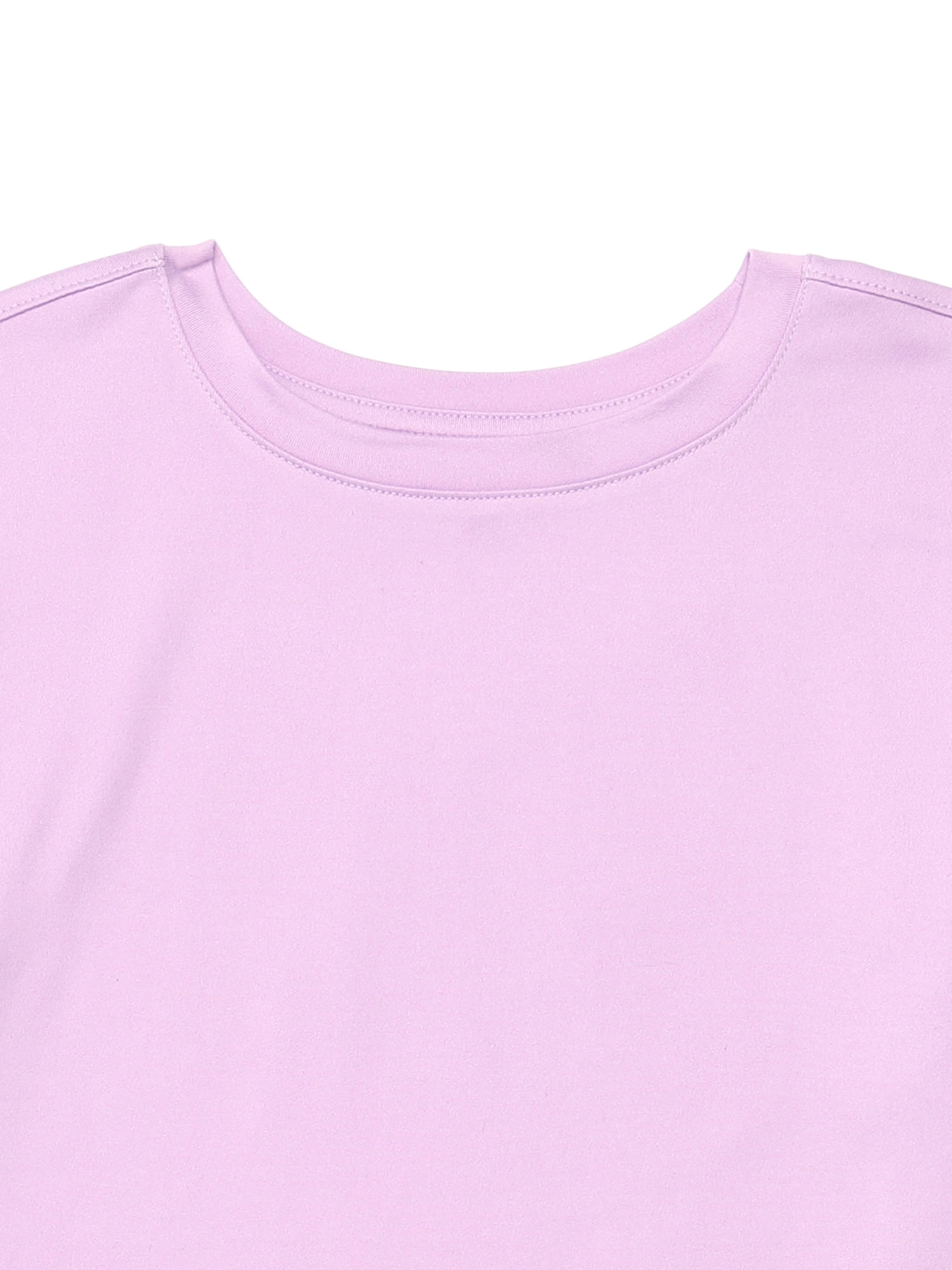 Athletic Works Girls Active Flowy Tee, Sizes 4-18 & Plus