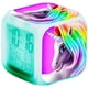 thumbnail image 1 of Reloj Despertador Digital Unicornio para Niñas, Cubo LED Luz Nocturna LCD Cl Sailing Electrónica, 1 of 5
