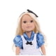 thumbnail image 2 of Vestido de princesa Alice de Little Adventures con diadema - Ropa de fiesta y juegos de simulación para niños lavable a máquina - No incluye muñeca con purpurina, 2 of 4