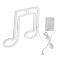 thumbnail image 1 of Easy to Install Music Note Neon Light, Unique Design with Warm Lighting, Wide Application Range for Weddings and Parties, Dual Power Supply, Safety and Environmental Protection, 1 of 7