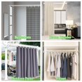 thumbnail image 5 of Room Divider Spring Tension Curtain Rod 43 to 102 inches,Adjustable Shower Curtain Rods,No Drilling,Closet Telescopic Rods,Expandable Balcony Tension Pole,White, 5 of 8