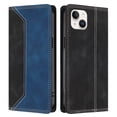 thumbnail image 2 of Funda FOXDOCK para iPhone 15 de Cuero Premium Bicolor con Ranuras RFID, Carcasa Tipo Billetera Antigolpes y Soporte Plegable, 2 of 6