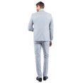 thumbnail image 3 of Julinie Men's 3-Piece Suit Set with Jacket, Vest, and Expandable Waist Dress Pants, 3 of 5