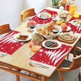 thumbnail image 4 of Joyeux Noël Ensemble de 4 Napperons Résistants à la Chaleur 12 X 18 Pouces Modes pour Table à Manger Cuisine, 4 of 5