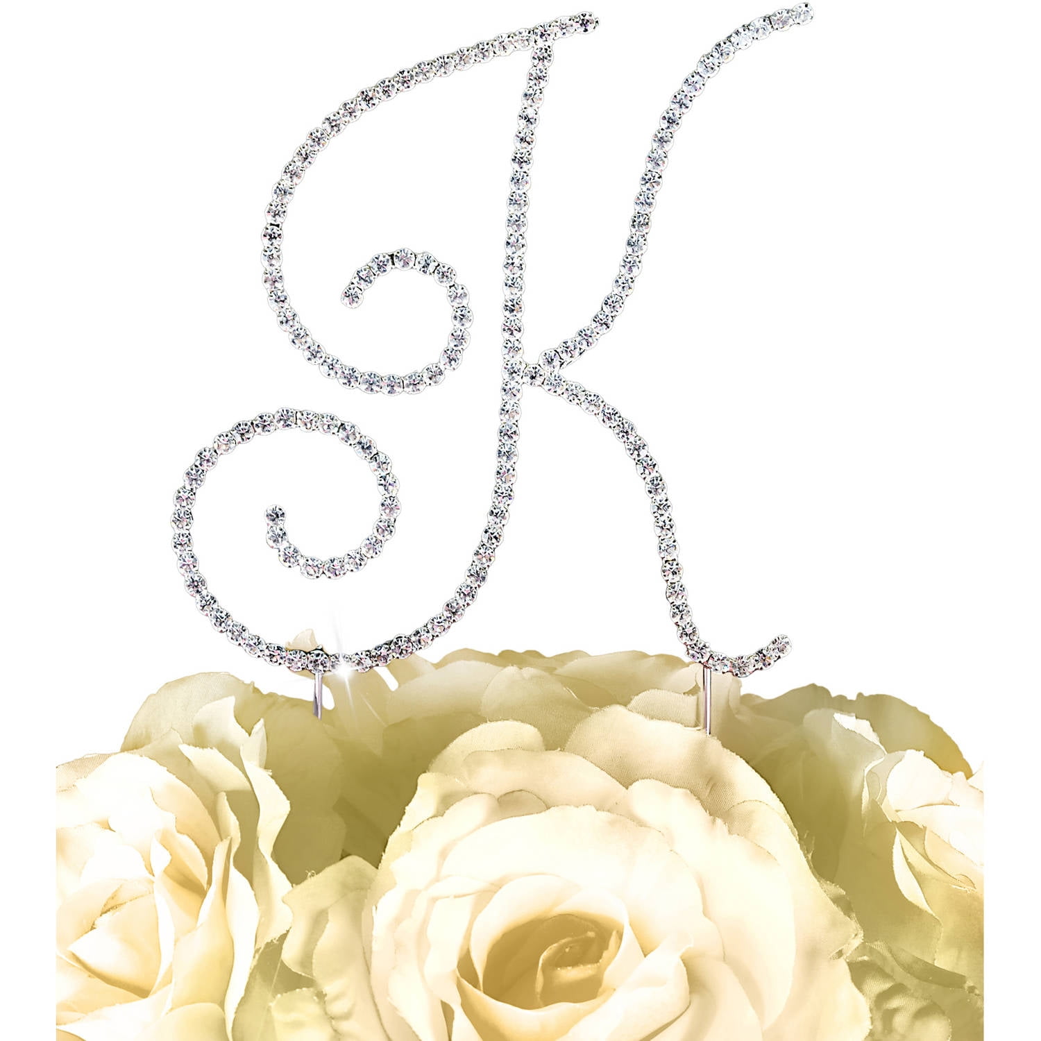 Unik Elegance Unik Occasions Simply Elegant Monogram Cake Topper 