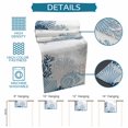thumbnail image 6 of Summer Coral Table Runner 70 Inches, Coastal Ocean Starfish Conch Lake Blue Bed Runner Dresser Scarves Tabletop for Indoor Outdoor Parties/Ceremony/Banquet, 13" x 70", 6 of 9