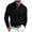 Black, variant on Stamzod Mens Casual Shirts Long Sleeve Button Knitted Pullover Top Fall Winter Business Work Shirt for Men Navy XXL