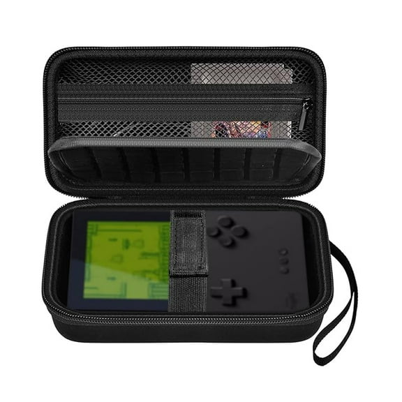 Hard Carrying Case for Analogue Pocket Game Console, Mini Game Player Storage Bag Travel Handbag Protective Case Mesh Pocket fits for Video Games Cards, Charging Cable and Accessories