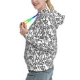 thumbnail image 3 of Yiaed Snake Print Womens Casual Hoodies Crew Neck Long Sleeve Sweatshirts With Pocket Pullover Tops Women's Hooded Sweatshirt-Medium, 3 of 5