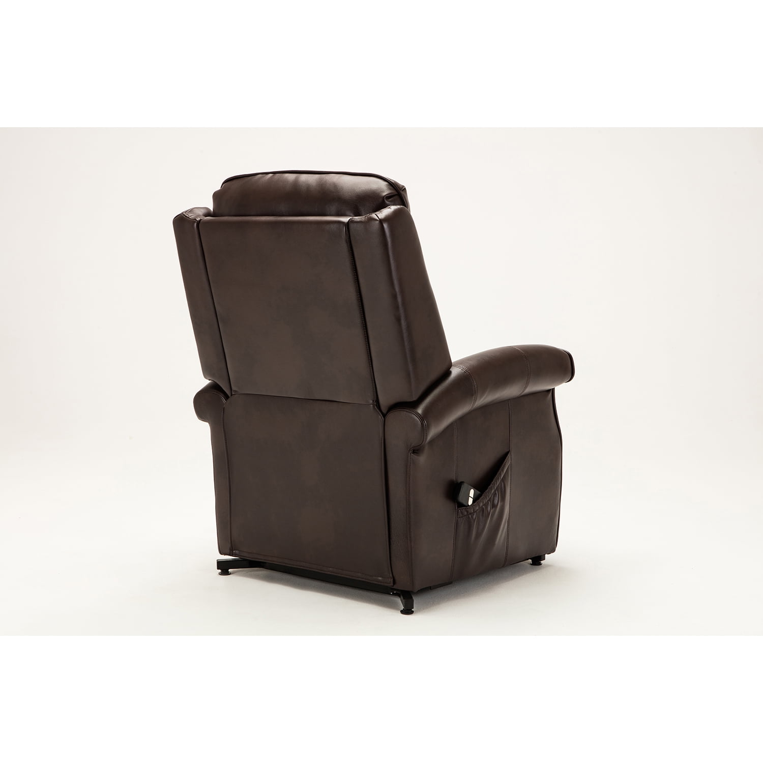 Kepooman Traditional Leather Lift Chair, Leather Upholstered Lift Chair with Soft Upholstery and Solid Base for Seniors, Modern Power Recliner Single Sofa with High Back for Living Room Bedroom, Brown Kepooman Traditional Leather Lift Chair, Leather Upholstered Lift Chair with Soft Upholstery and Solid Base for Seniors, Modern Power Recliner Single Sofa with High Back for Living Room Bedroom, Brown