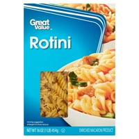 (6 Pack) Great Value Rotini, 16 oz