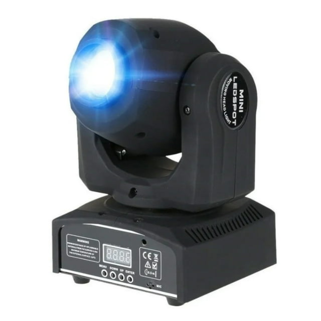 Luz Movil DJ Led Spot Led 60w Dmx Alta Velocidad Gobos Multicolor
