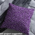 thumbnail image 5 of Castle Fairy Animal Cheetah Fabric by the Yard 1 Yard,Leopard Print Home Decor Fabric by the Yard,Black Purple Room Decor Fabric by the Yard,Breathable Abstract Home Decor, 5 of 6