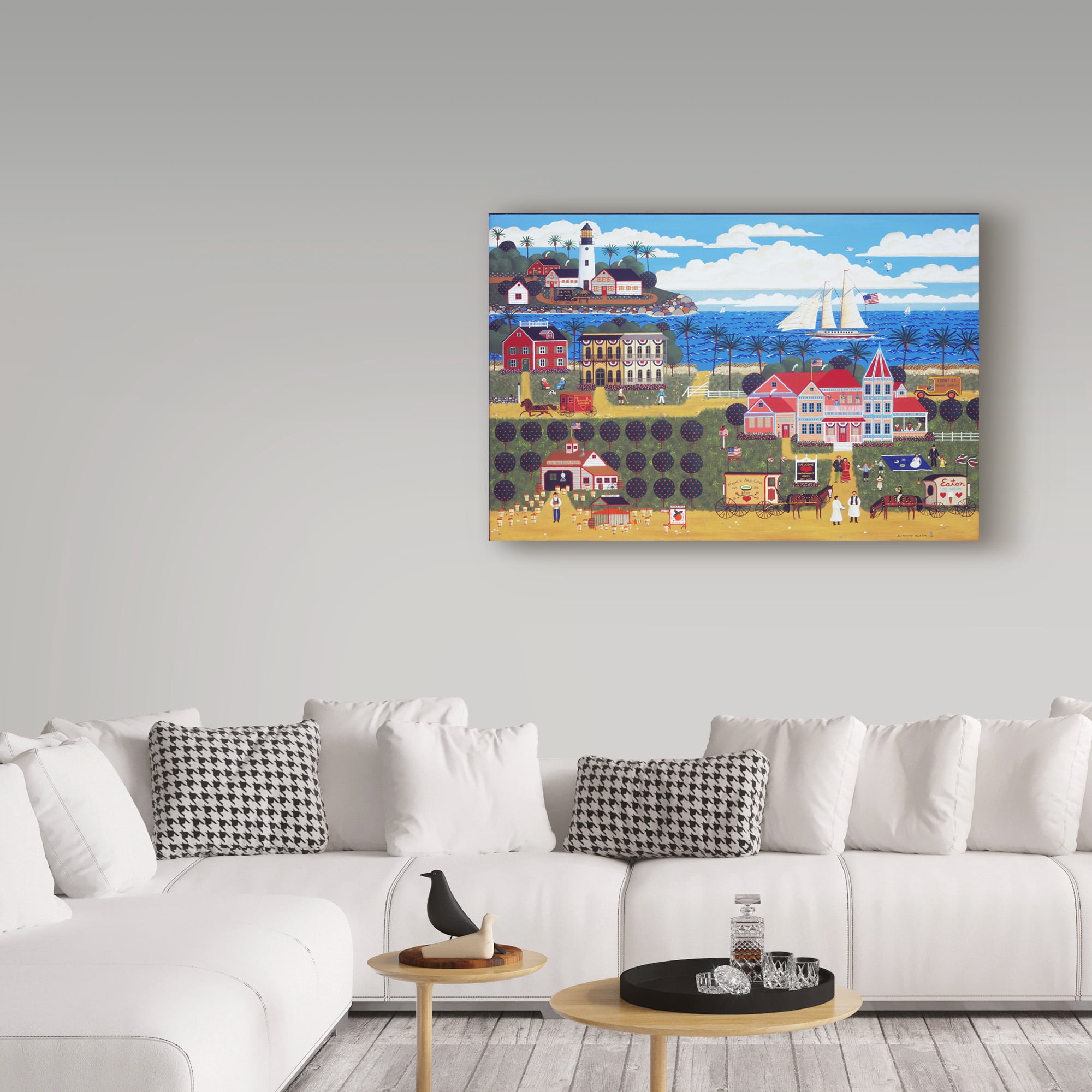 Trademark Fine Art 'Key West Beach' Canvas Art by Anthony Kleem