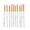 Gold-C, variant on Kokovifyves 10Pc Portable Makeup Brush Set, Foundation Brush, Eye Shadow Brush Set