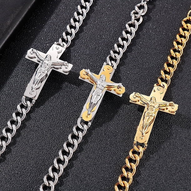 Wall Cross Jesus Christ 20" Crucifix Manto Blanco Crucifijo Cristo Cruz De Tabla