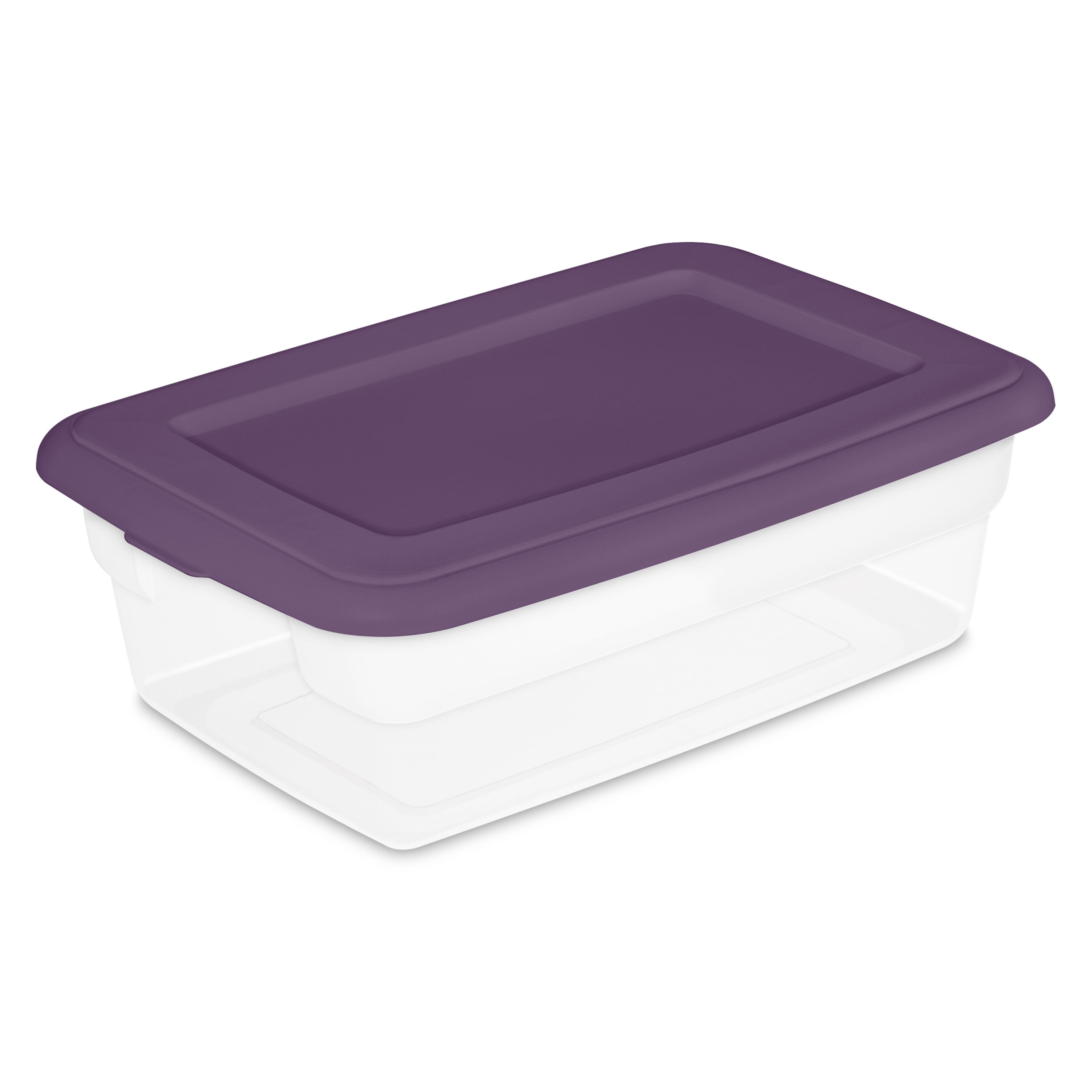Sterilite 12 Qt. Storage Boxes Moda Purple Set of 16