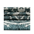 thumbnail image 5 of Jill Zarin Outdoor Collection Area Rug - Dubai (7' 10" x 10' Oval Teal/Ivory), 5 of 8