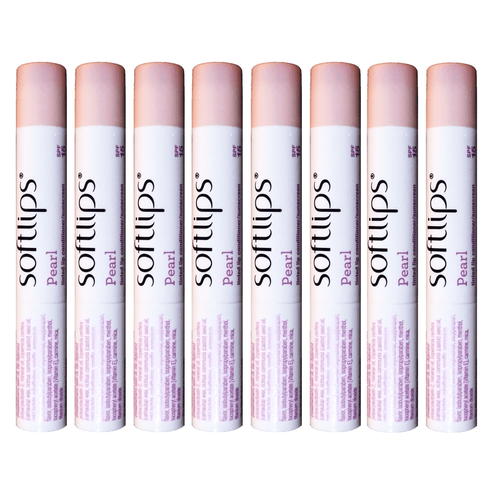 Softlips Pearl Tinted Lip Balm Conditioner SPF 15 (Pack of 8) Walmart