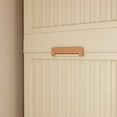 thumbnail image 3 of White Portable Clothes Storage Rack (Wardrobe Style) - 6 Magnetic-Closure Doors, 6 Compartment Drawers, 2 Hanging Rods & 6 Hangers, 3 of 11
