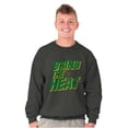 thumbnail image 5 of Bring The Heat Baseball Pitcher Men's Crewneck Sweatshirt Brisco Brands S, 5 of 6