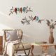 thumbnail image 5 of Love Birds on a Branch Metal Wall Decor Tree Art Metal Bird Garden Wall Art Signs Colgante negro para Navidad Halloween Decoración del hogar Interior Pegatinas de pared negras JM, 5 of 5