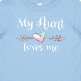 thumbnail image 4 of Inktastic My Aunt Loves Me- Heart Boys or Girls Baby T-Shirt, 4 of 5