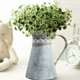 thumbnail image 2 of Miangastore Flower Vase Unique Iron Silver Rustic Design Family Friends 1Pcs, 2 of 9