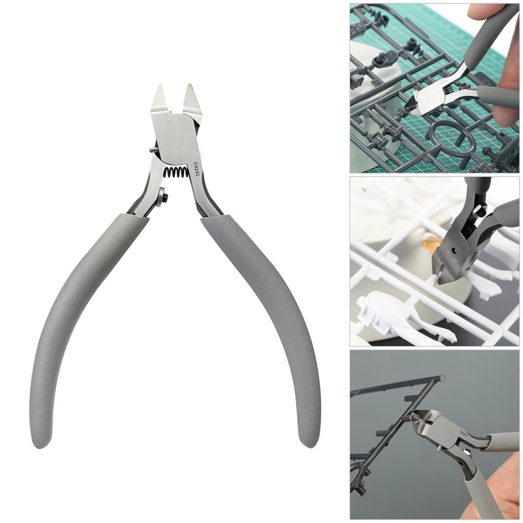 Zeiwohndc Spring Loaded Flush Cutters Adjustable Stopper For Crafts Jewelry Wire Cutting