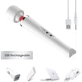 thumbnail image 3 of WiredPowerfulHandheldWandMassagerwith10PulseSettings,PersonalTotalBodyTherapyMassagerWandforSportsRecovery,MuscleAches,BodyPain(White), 3 of 7
