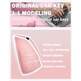 thumbnail image 2 of Key Fob Cover Compatible with Chevrolet Silverado 1500 Traverse Equinox GMC Sierra 1500 Buick Envision 2025-2026 Keychain Case Holder Protector,5 Button a White, 2 of 8
