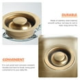 Sink Flange Decoration and Stopper Replace Old Drain Hole Disposal