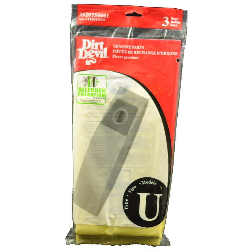 Dirt Devil Type U Vacuum Cleaner Bags