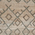 thumbnail image 4 of Ella 5 x 8 Area Rug, Beige Handwoven Jute, Fringes, Tribal Geometric Design- Saltoro Sherpi, 4 of 5