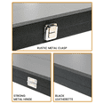 thumbnail image 4 of Novel Box Black Leatherette Jewelry Display Case 6x3.75x2 Inches with Metal Clasp - Gem Holder, 4 of 8