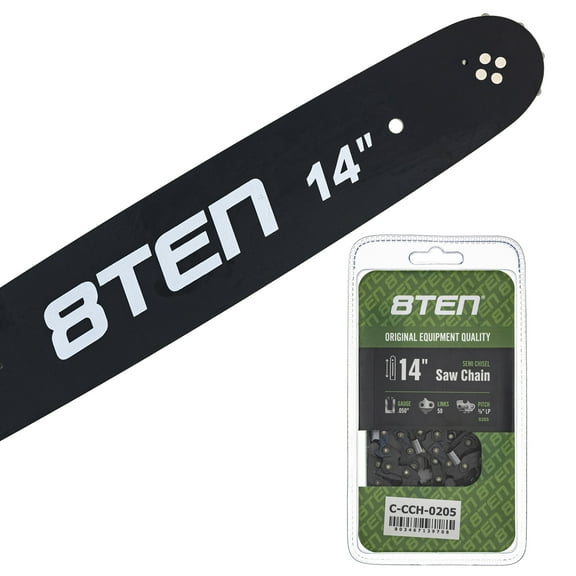 8TEN 14" Chainsaw Bar & Chain .050 3/8LP 50DL for Stihl MTD MK1010413