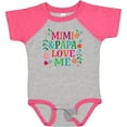 thumbnail image 3 of Inktastic Mimi and Papa Love Me Girls Baby Bodysuit, 3 of 5