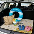 thumbnail image 2 of KUIFORTI Sunflower Dragonfly Car Trunk Liner 29" x 39" Automotive Trunk Protection Mat Practical Auto Interior Accessories Polyester for Daily Driving & Travel Use, 2 of 7