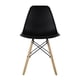 thumbnail image 2 of Set Comedor Oslo Melamina 120cm Negro 4 Sillas Eames Mundo In Minimalista, 2 of 12