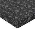 thumbnail image 4 of Ambesonne Whales Fitted Sheet, Nautical Mammal Animal Print, Twin Size, Dark Grey Dimgray, 4 of 5