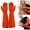 1 Pair Orange, variant on Vivcore Cut Resistant Arm Sleeves Orange Protective Gardening Gloves Arm Protectors for Men Women Pet Handling