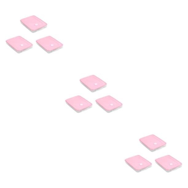 3 unids/set contenedores de almacenamiento de alimentos Methold estilo Dumplings caja para frigorífico Sakura Pink
