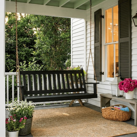 Keystone Amish Co. 4 Foot Franklin Porch Swing, Cedar Stain