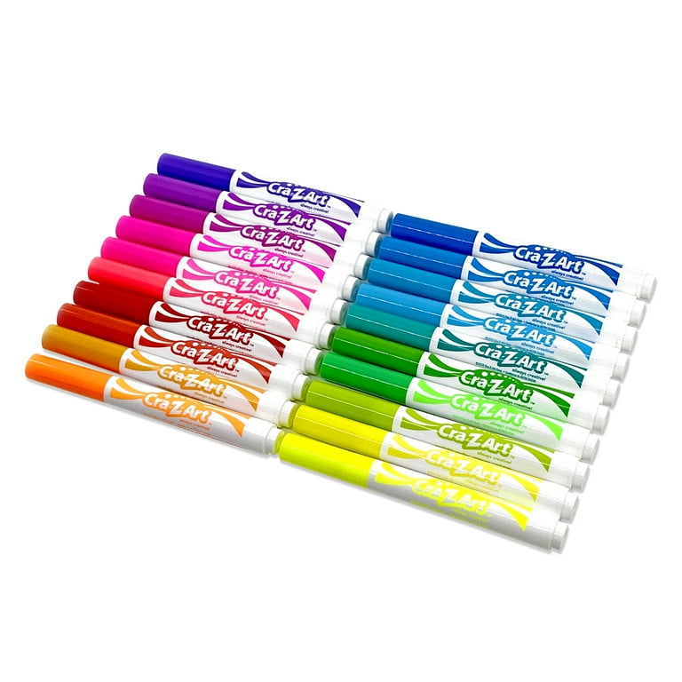 Cra-Z-Art 20 Count Neon Broad Line Marker, Multicolor - Walmart.com