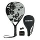 thumbnail image 1 of CAMEWIN Raqueta de Pádel con Funda de Pádel Profesional con Superficie de Fibra de Carbono y Núcleo de Espuma Flexible de Memoria EVA para Principiantes con Cubierta, 1 of 8