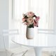 thumbnail image 4 of Artificial Rosa Flor Simulación Boda Ramo de novia Paño de oficina en casa Decoración de flores, Rosa Yuarrent HA8404-02B, 4 of 6